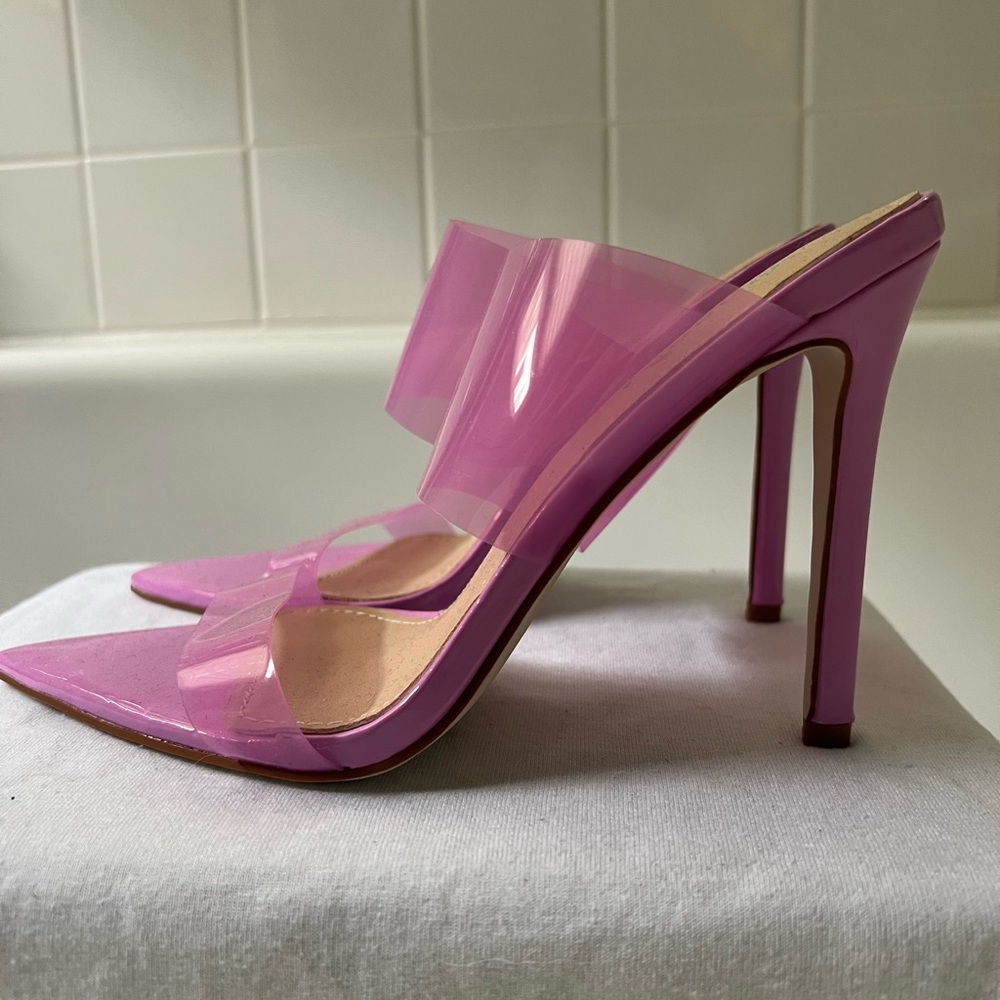 Pink Point-Toe Stilletto